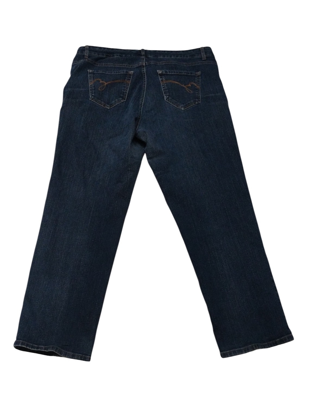 Bandolino Dark Blue Straight Leg Mandie Women’s Jeans SZ 18 W - Picture 3 of 5